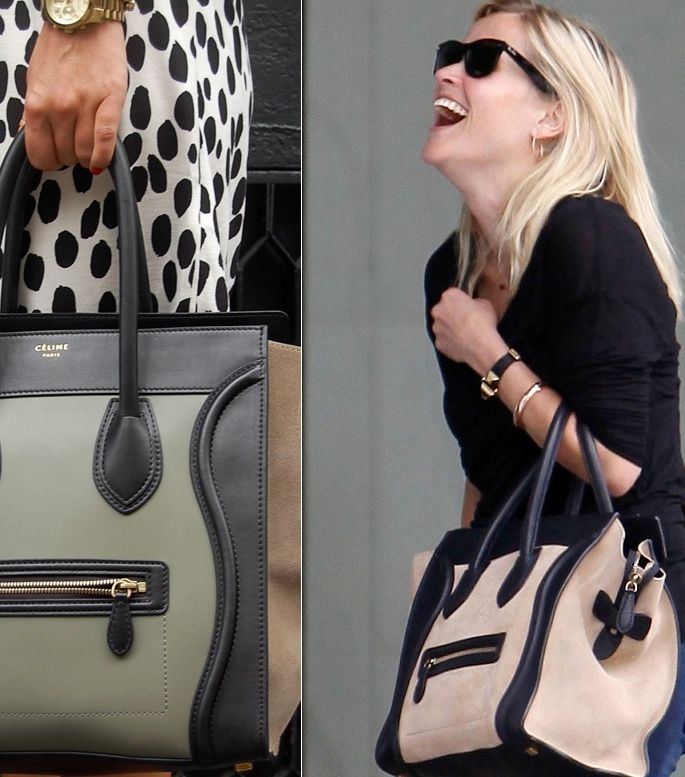 الحقيبة بلونين موضة في شتاء 2013ـ إعتمديها كنجمات هوليوود