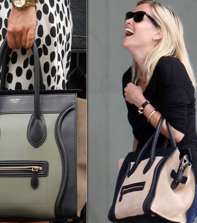 الحقيبة بلونين موضة في شتاء 2013ـ إعتمديها كنجمات هوليوود