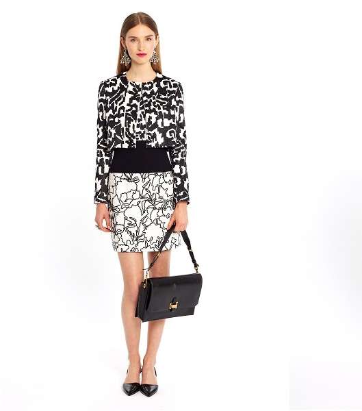 تصاميم بطبعات مميّزة من Oscar de la Renta