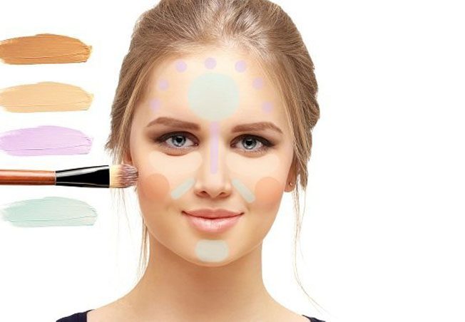 كونسيلر زهري أو بنفسجي للبشرة الباهتة