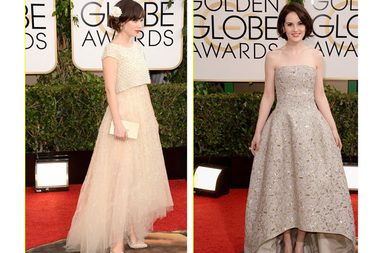 بالصور، إليك فساتين النجمات في حفل الغولدن غلوب 2014