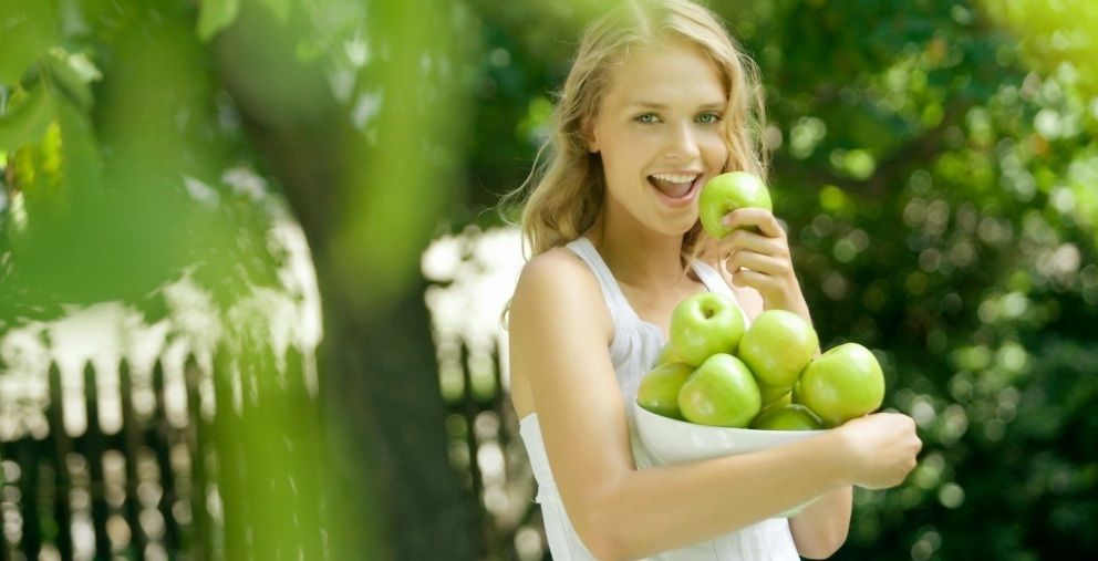 عدد السعرات الحرارية في تفاحة واحدة