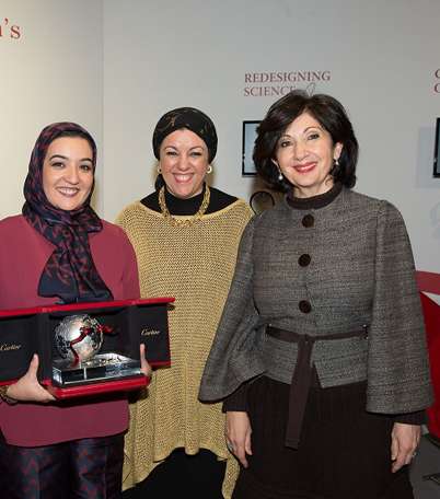 الفائزة بجائزة Cartier Women's initiative award لسنة 2015