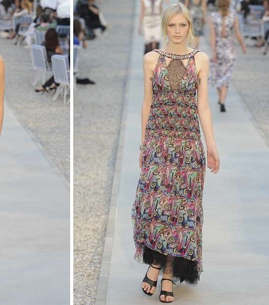 عارضات كارل لاغرفلد تتألّقن بتصاميم مميّزة