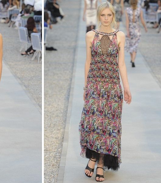 عارضات كارل لاغرفلد تتألّقن بتصاميم مميّزة