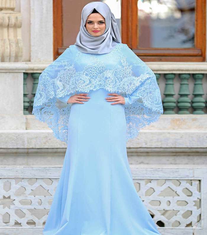 صور اجمل فساتين ام العريس محجبات
