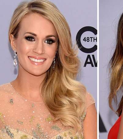 صور لوكات مكياج وشعر نجمات هوليود في  2014  CMA Awards