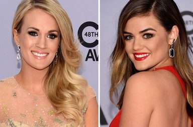 صور لوكات مكياج وشعر نجمات هوليود في  2014  CMA Awards