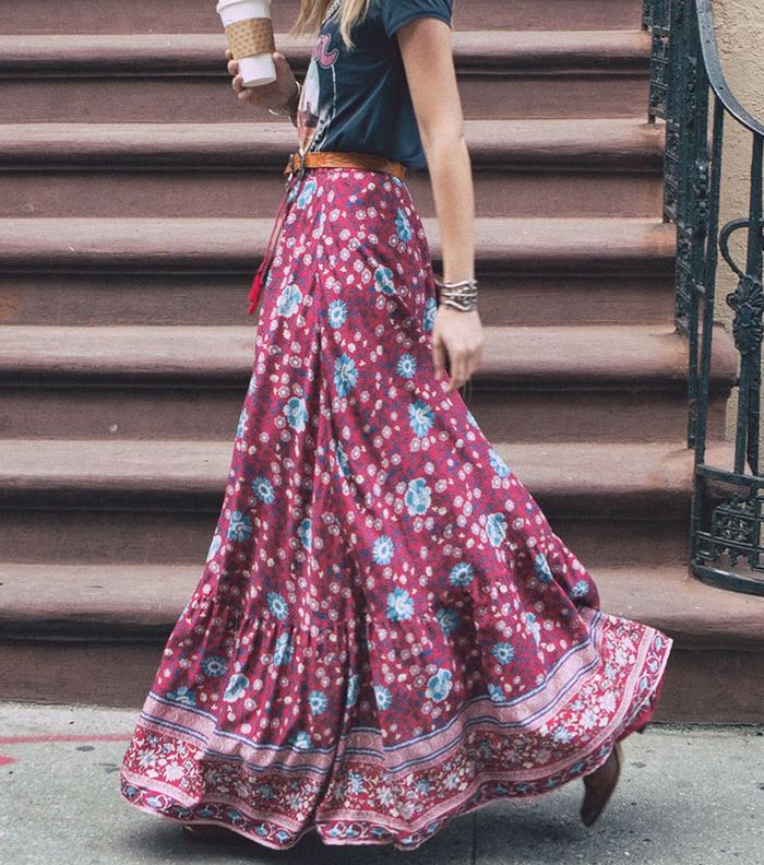 موديلات تنانير طويله تفصيل بالصور