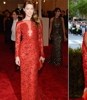 Amber Heard بفستان من إميليو بوتشي 