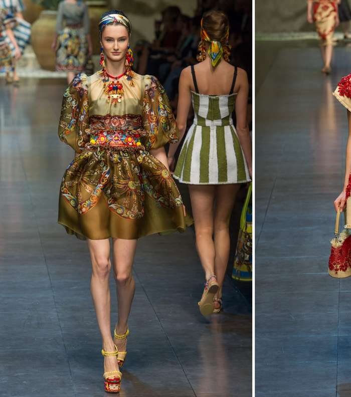 اكتشفي بالصور عرض أزياء Dolce & Gabbana لربيع 2013