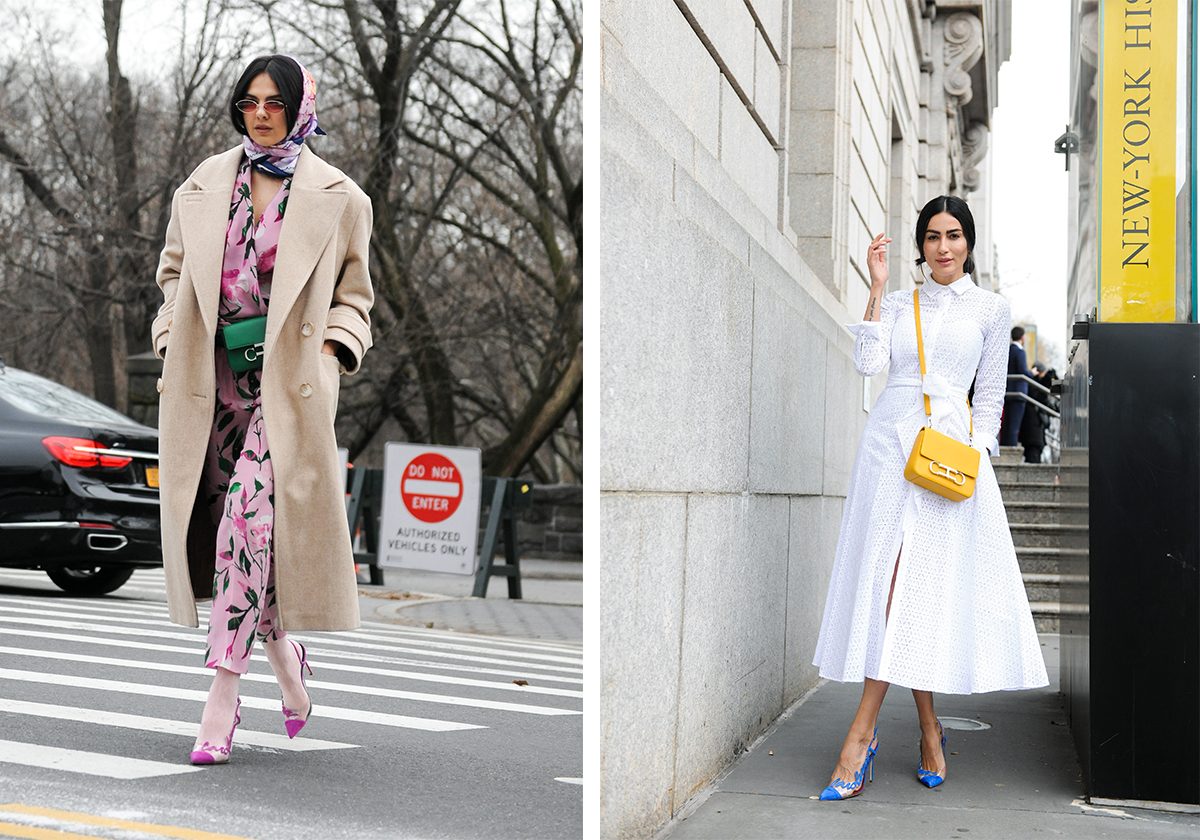 ديالا مكي و Doina بحقائب Initials من كارولينا هيريرا