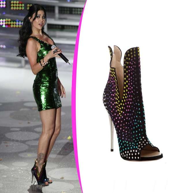 هيفاء وهبي تختار أحذيتها من ماركة Giuseppe Zanotti
