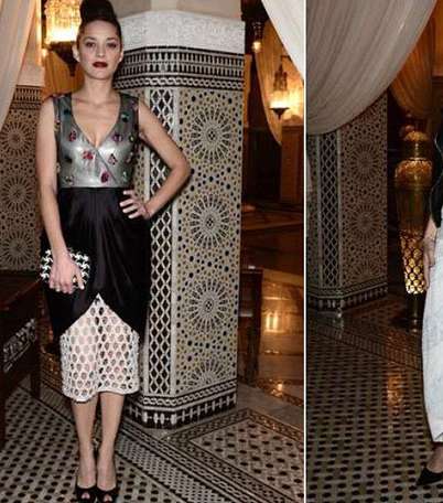 ماريون كوتيار وجوليات بينوش في حفل تكريم المخرج الياباني هيروكازو كوريدا