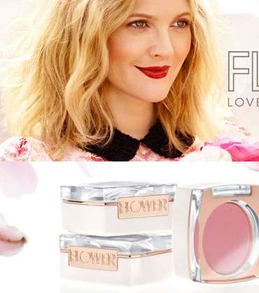 درو باريمور اقتحمت عالم الماكياج من خلال إطلاق مجموعة Flower Beauty 
