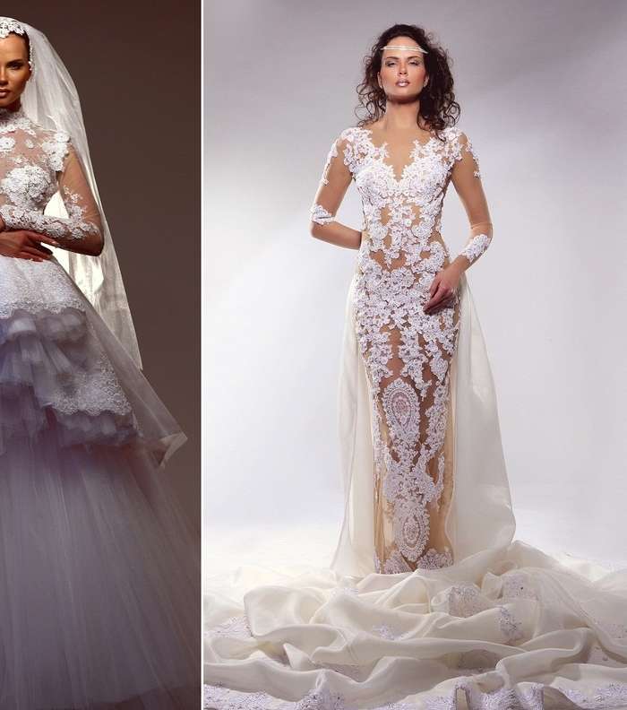 الخروج عن قيود التصميم التقليدي للفستان الأبيض