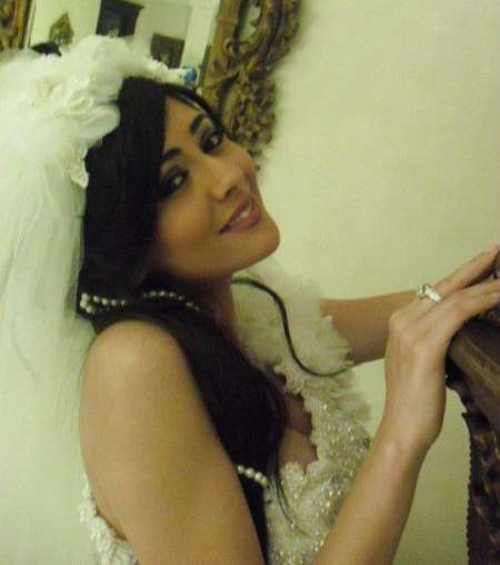 مريم حسين في فستان الفرح