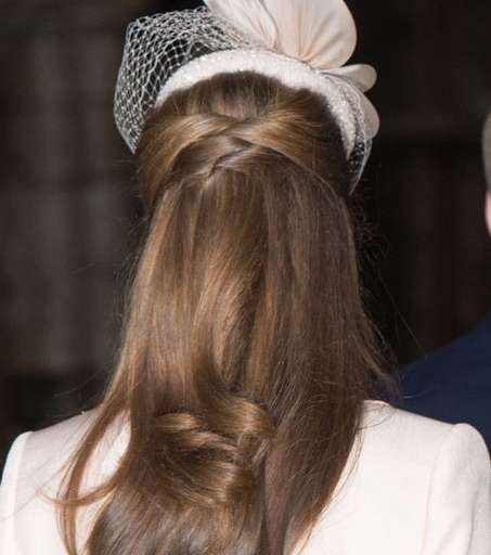 موديل تسريحة شعر كيت ميدلتون الخلفي المميز 