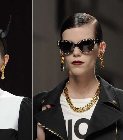 الشفاه الجافّة بالألوان المركّزة، عنوان إطلالة Moschino في صيف 2014