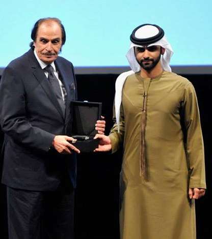 تكريم الفنان المصري القدير عزت العلايلي خلال المهرجان