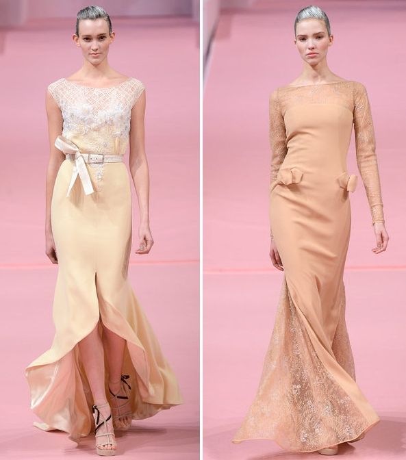 أجمل الفساتين بموضة النيود من Alexis Mabille