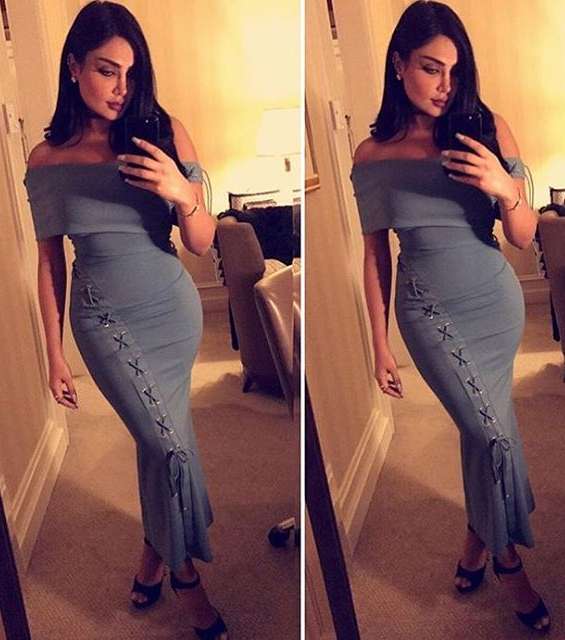 صور اجمل فساتين امل العوضي ٢٠١٧