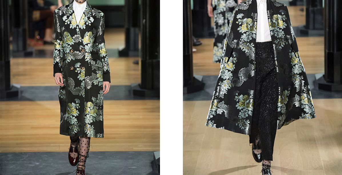 المعاطف المزخرفة والمطرزة من erdem