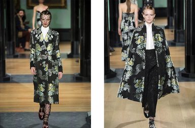 المعاطف المزخرفة والمطرزة من erdem