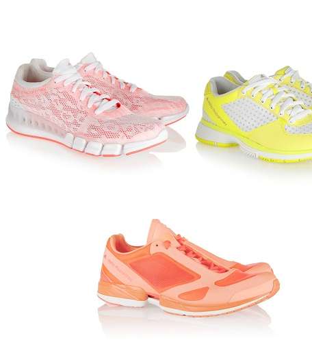 أحذية رياضية بألوان النيون من Adidas