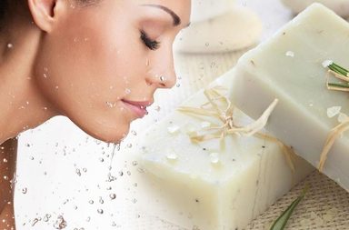 خلطة بياض الثلج بصابون الغار للبشرة والجسم