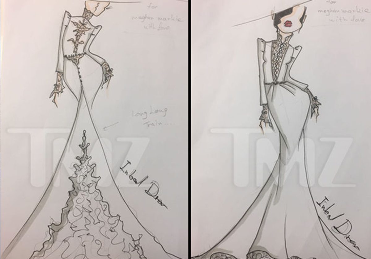 بالصور، هوية مصمم فستان زفاف ميغان ماركل كشفت... وستختار أحد هذه التصاميم الـ3!
