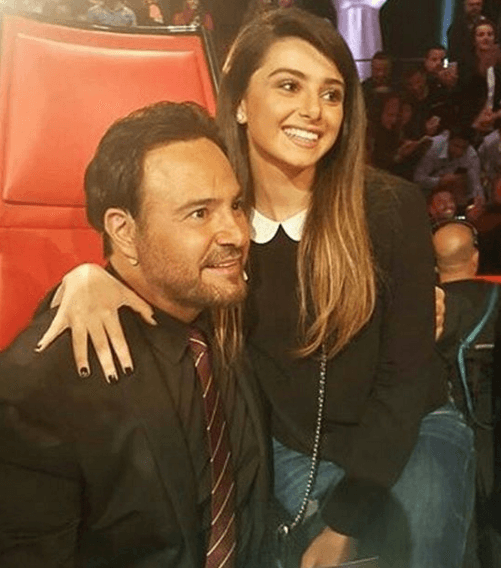 صور ماريتا الحلاني تدعم والدها في The Voice