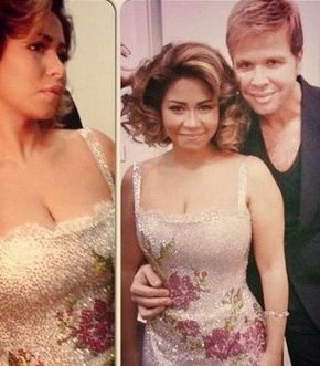 شيرين عبد الوهاب برفقة مصمم الأزياء نيكولا جبران 
