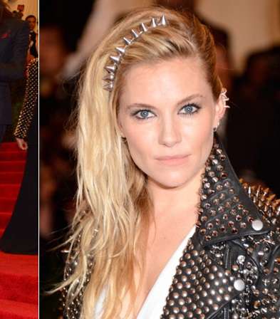 سيينا ميلر تتالق في حفل الـ Met Gala 2013 وتطلّ بلوك مميّز