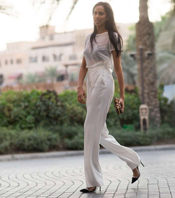 Street Style خلال أيام عروض Fashion forward في دبي