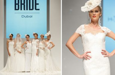 صور عروض الازياء في معرض عروس دبي 2014 | فساتين عرايس وعبايات 