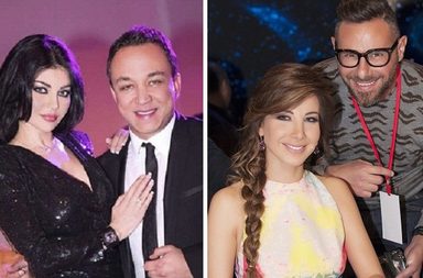 بالصور، النجمات العربيات برفقة خبراء الشعر والماكياج 