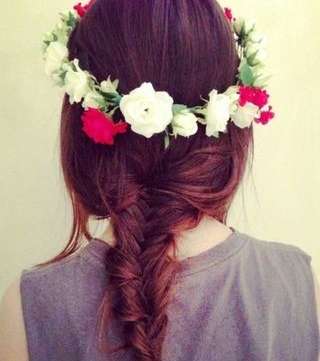 صور اجمل تسريحات مع تاج لسهراتك
