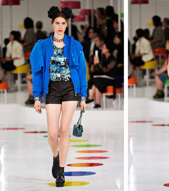 اليك موضة الاقمشة المطبعة من مجموعة CHANEL الكروز 2016