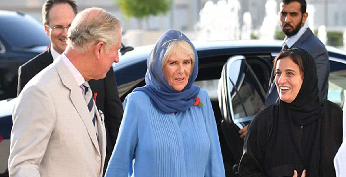 العائلة المالكة البريطانية في مسجد الشيخ زايد الكبير