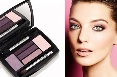 بالصور، ماكياج عيون بنفسجي من لانكوم 