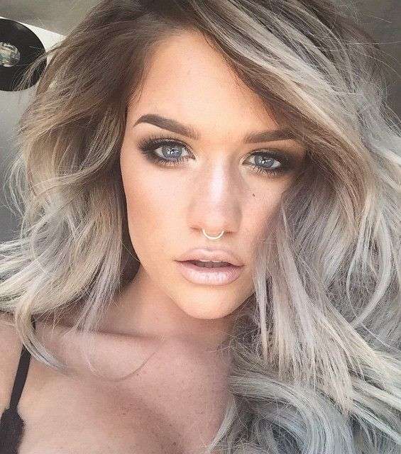 صور صبغات اشقر رمادي 2016