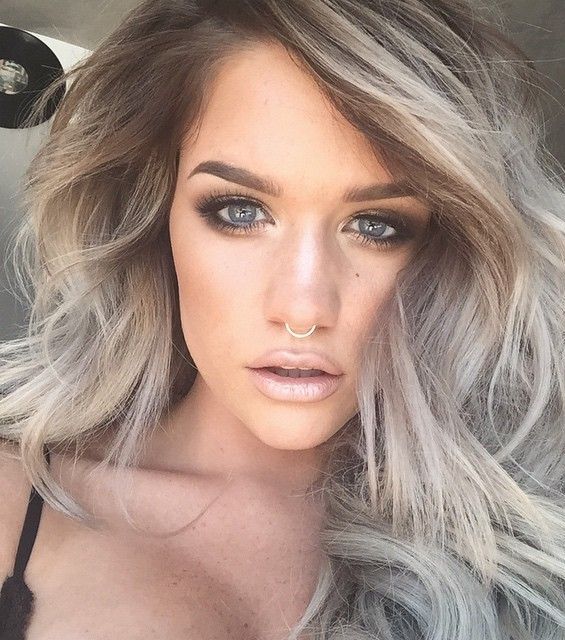 صور صبغات اشقر رمادي 2016