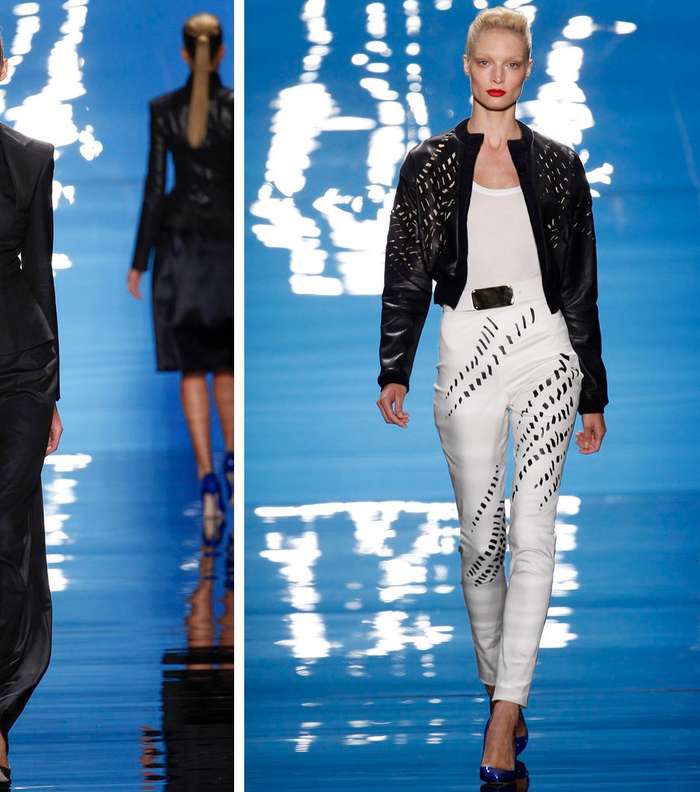 عرض ريم عكرا خلال أسبوع الموضة في نيويورك