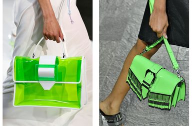 حقيبة الـ PVC الملونة او الملونة والمزينة بالشراريب