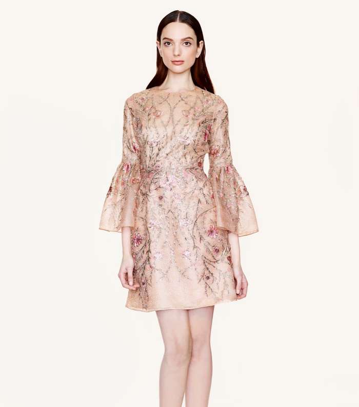 موضة الفستان باكمام الـ Ruffle من مجموعة ماركيزا Resort 2016