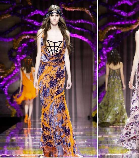 من مجموعة شتاء 2016، اليك هذه الفساتين المميزة من فيرساتشي