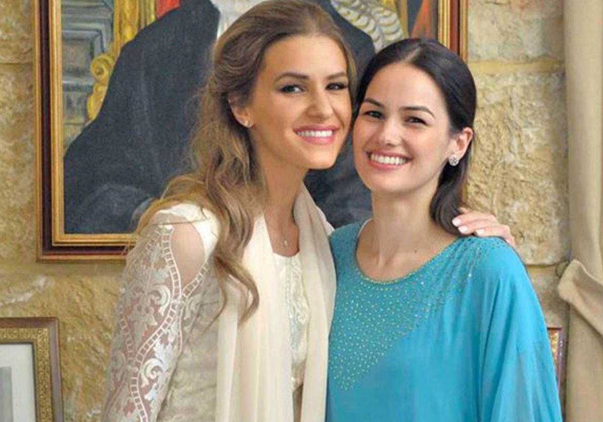 الأميرة الأردنية برفقة شقيقتها 