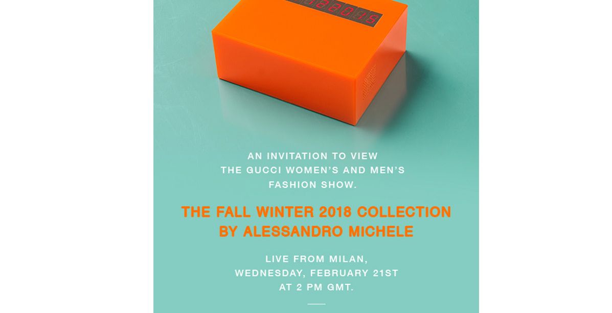 تابعي غرض ازياء غوتشي لشتاء 2019 مباشرة من ميلانو