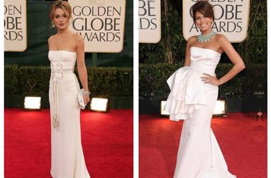 بالصور، نجمات هوليوود بفساتين ديور وفالينتينو في الغولدن غلوب سابقاً